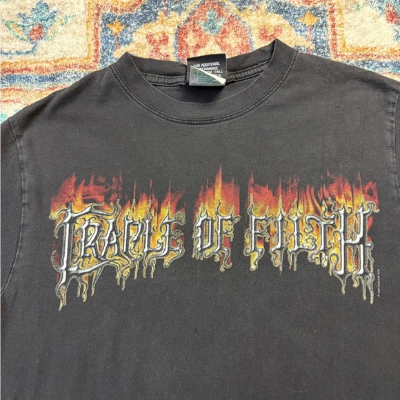 Vintage Cradle Of Filth Band T-shirt Medium - Picture 4 of 6